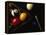 Rack of Pool Balls with Chalk and Cue-Ernie Friedlander-Framed Premier Image Canvas