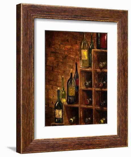 Racked Wine-Jodi Monahan-Framed Premium Giclee Print
