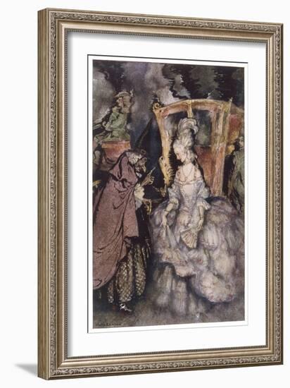 Rackham, Cinderella-Arthur Rackham-Framed Art Print