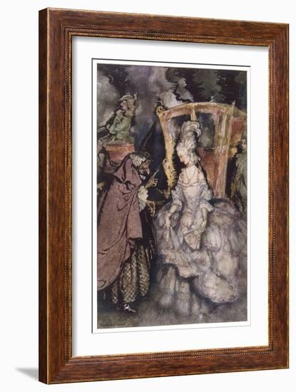 Rackham, Cinderella-Arthur Rackham-Framed Art Print