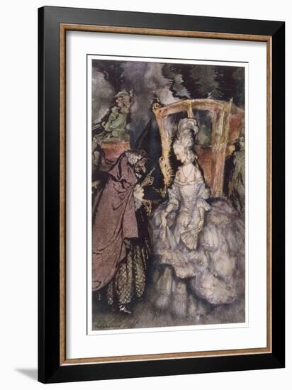 Rackham, Cinderella-Arthur Rackham-Framed Art Print