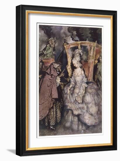 Rackham, Cinderella-Arthur Rackham-Framed Art Print