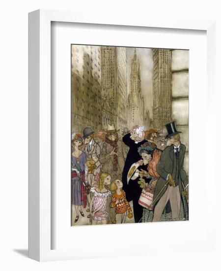 Rackham: City, 1924-Arthur Rackham-Framed Giclee Print