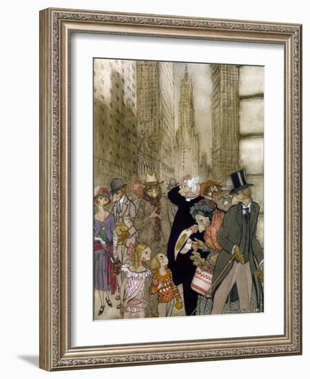 Rackham: City, 1924-Arthur Rackham-Framed Giclee Print