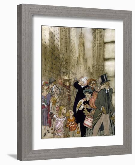 Rackham: City, 1924-Arthur Rackham-Framed Giclee Print