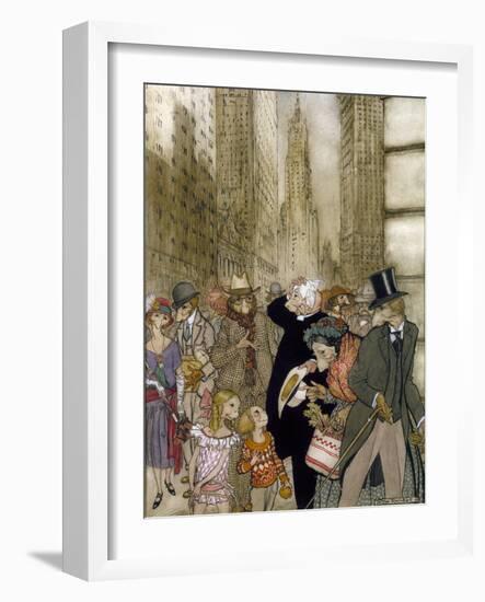 Rackham: City, 1924-Arthur Rackham-Framed Giclee Print