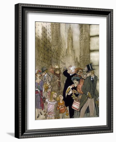 Rackham: City, 1924-Arthur Rackham-Framed Giclee Print