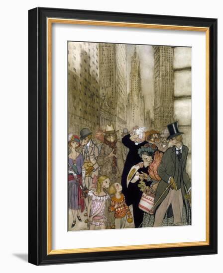 Rackham: City, 1924-Arthur Rackham-Framed Giclee Print