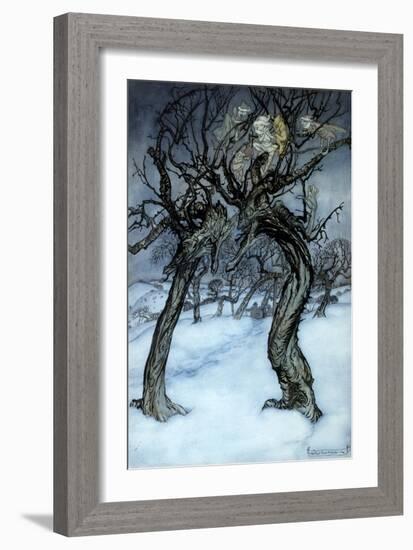 Rackham: Whisper Trees-Arthur Rackham-Framed Giclee Print