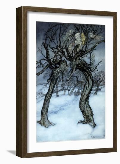 Rackham: Whisper Trees-Arthur Rackham-Framed Giclee Print