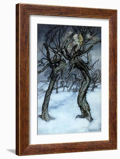 Rackham: Whisper Trees-Arthur Rackham-Framed Giclee Print