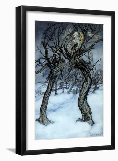 Rackham: Whisper Trees-Arthur Rackham-Framed Giclee Print