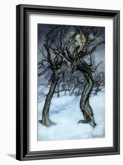 Rackham: Whisper Trees-Arthur Rackham-Framed Giclee Print