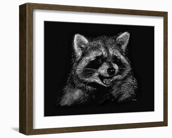 Racoon-Geraldine Aikman-Framed Giclee Print