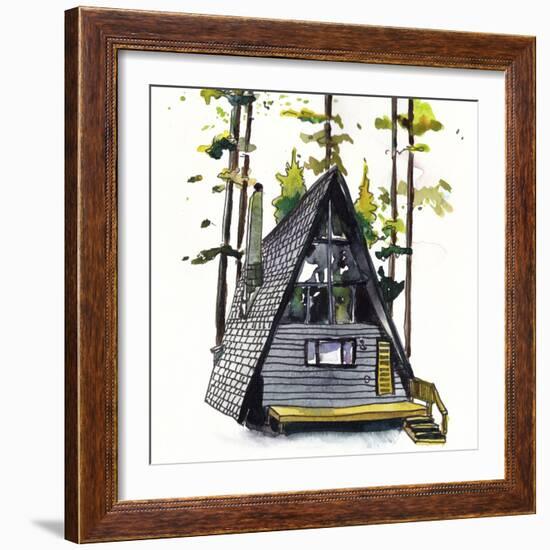 Rad Cabin II-Paul McCreery-Framed Art Print