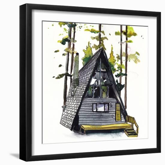 Rad Cabin II-Paul McCreery-Framed Art Print