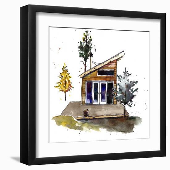 Rad Cabin IV-Paul McCreery-Framed Art Print