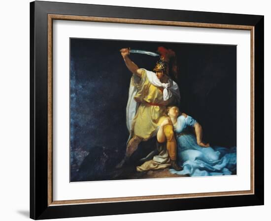 Radamisto Killing Zenobia-Luigi Sabatelli-Framed Giclee Print