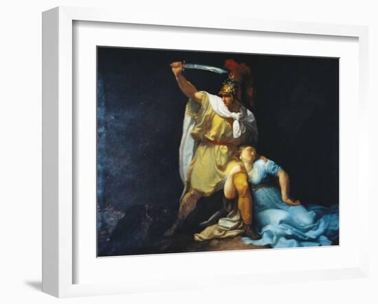 Radamisto Killing Zenobia-Luigi Sabatelli-Framed Giclee Print