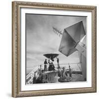 Radar and Telemetering Equipment to Track the X-15 During Supersonic Flight, at Edwards Air Base-J. R. Eyerman-Framed Photographic Print