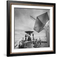 Radar and Telemetering Equipment to Track the X-15 During Supersonic Flight, at Edwards Air Base-J. R. Eyerman-Framed Photographic Print