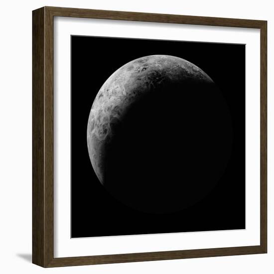 Radar View of the Southern Hemisphere of Venus-Michael Benson-Framed Photographic Print