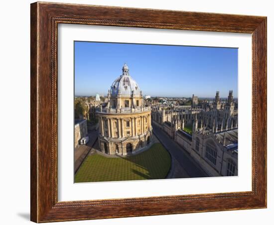 Radcliffe Camera and All Souls College, Oxford University, Oxford, England-null-Framed Photographic Print