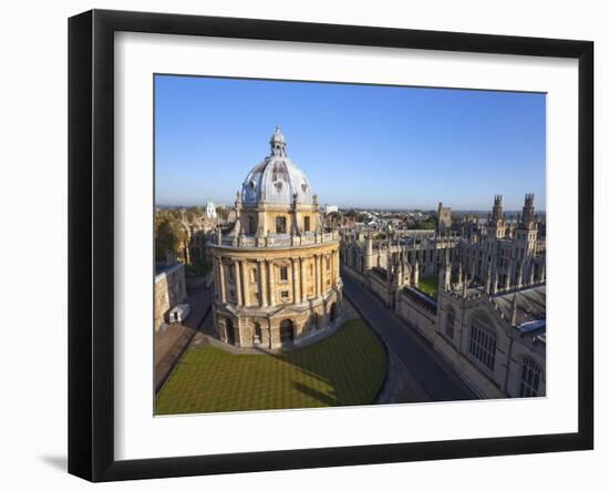 Radcliffe Camera and All Souls College, Oxford University, Oxford, England-null-Framed Photographic Print