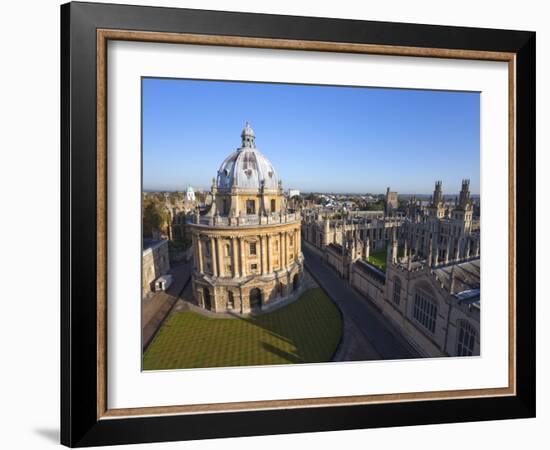 Radcliffe Camera and All Souls College, Oxford University, Oxford, England-null-Framed Photographic Print