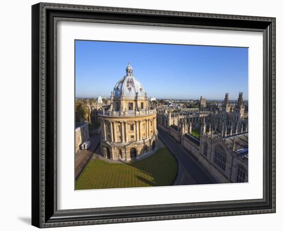 Radcliffe Camera and All Souls College, Oxford University, Oxford, England-null-Framed Photographic Print