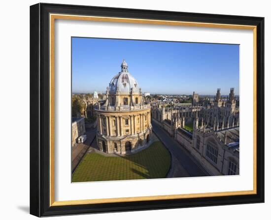 Radcliffe Camera and All Souls College, Oxford University, Oxford, England-null-Framed Photographic Print