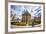 Radcliffe Camera with Cyclist, Oxford, Oxfordshire, England, United Kingdom, Europe-John Alexander-Framed Photographic Print