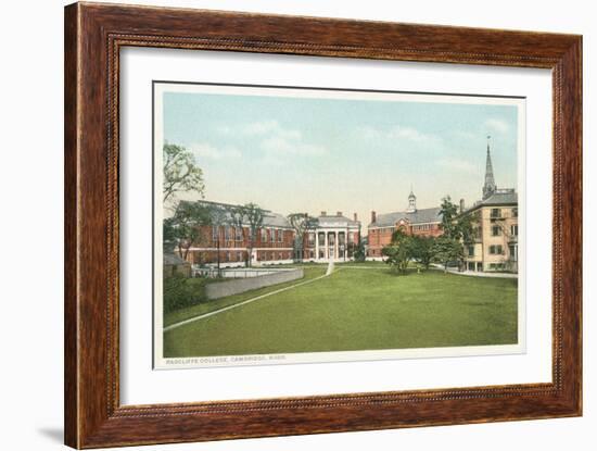 Radcliffe College, Cambridge-null-Framed Art Print