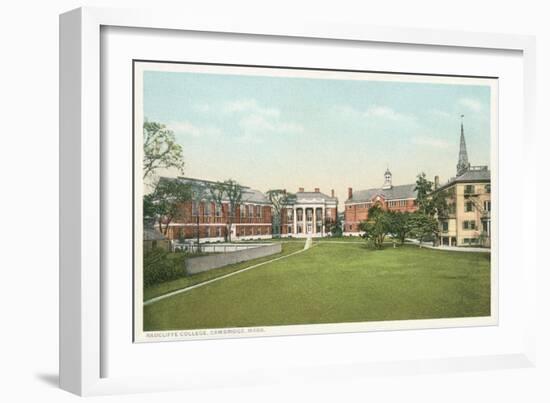 Radcliffe College, Cambridge-null-Framed Art Print