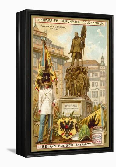 Radetsky Memorial, Prague-null-Framed Premier Image Canvas