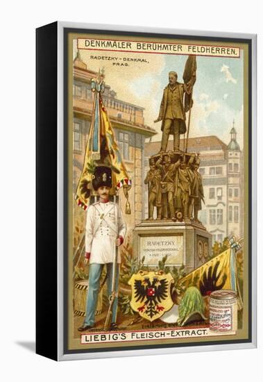 Radetsky Memorial, Prague-null-Framed Premier Image Canvas