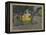 Radha and Krishna in a Grove, India-null-Framed Premier Image Canvas