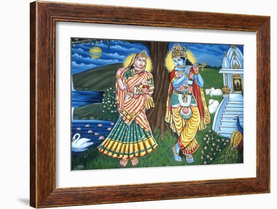 Radha and Krishna-null-Framed Giclee Print