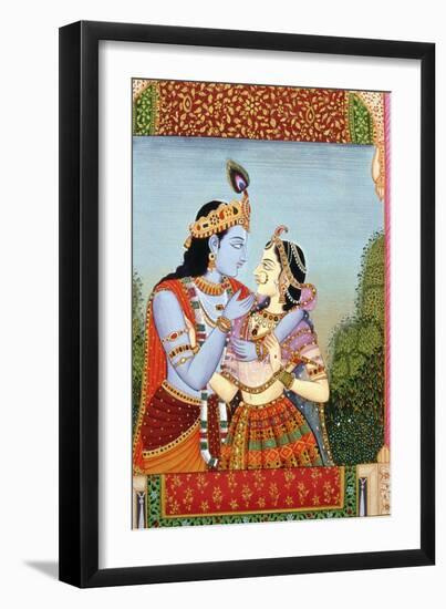 Radha and Krishna-null-Framed Giclee Print