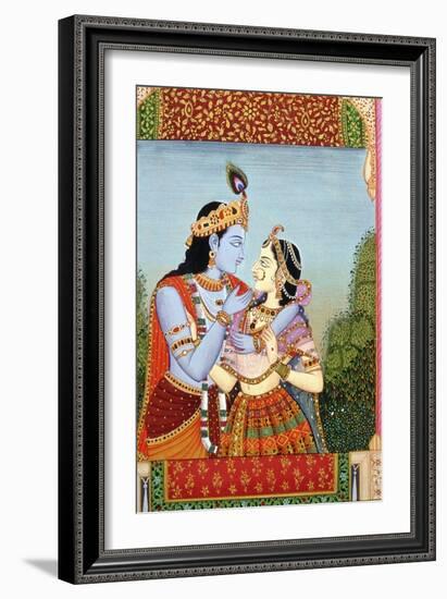 Radha and Krishna-null-Framed Giclee Print