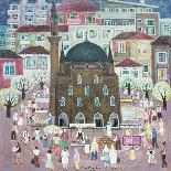 Mosque in Razgrad, 1972-Radi Nedelchev-Framed Giclee Print