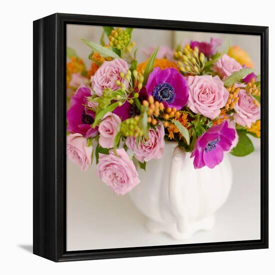 Radiant Bouquet Square-Sarah Gardner-Framed Premier Image Canvas