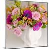 Radiant Bouquet Square-Sarah Gardner-Mounted Photographic Print