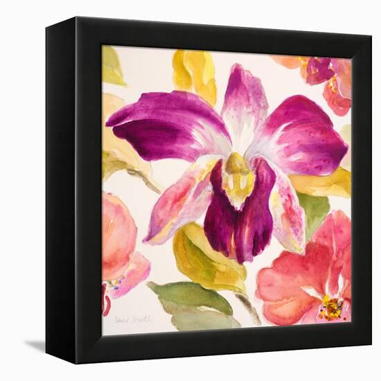 Radiant Orchid Square I-Lanie Loreth-Framed Stretched Canvas