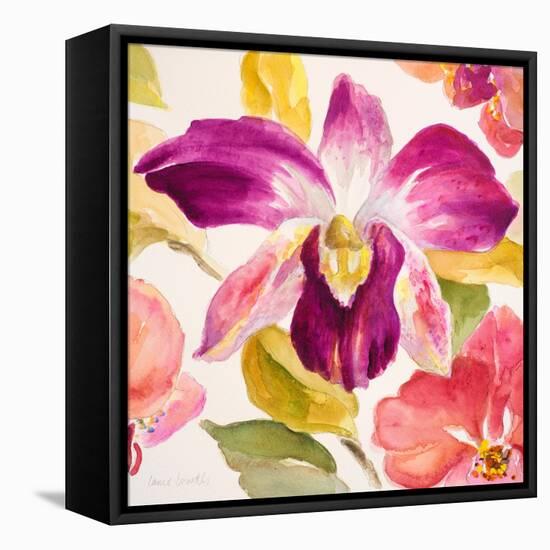Radiant Orchid Square I-Lanie Loreth-Framed Stretched Canvas