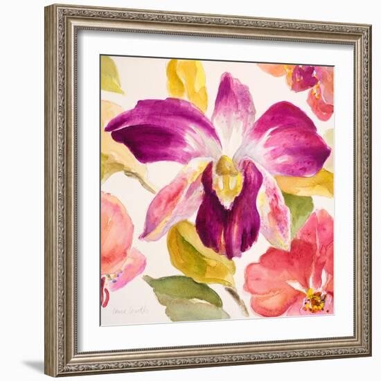 Radiant Orchid Square I-Lanie Loreth-Framed Art Print