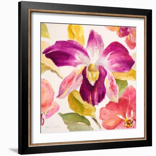 Radiant Orchid Square I-Lanie Loreth-Framed Art Print