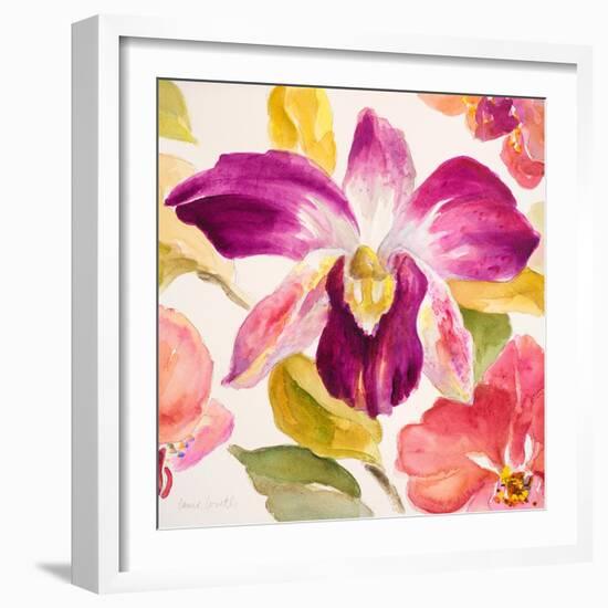 Radiant Orchid Square I-Lanie Loreth-Framed Art Print