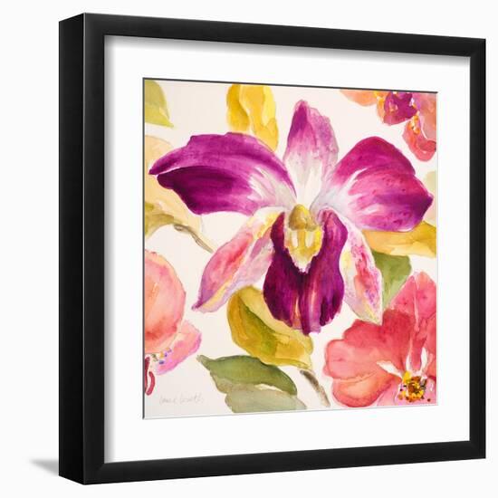 Radiant Orchid Square I-Lanie Loreth-Framed Art Print