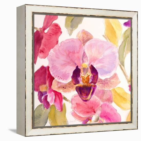 Radiant Orchid Square II-Lanie Loreth-Framed Stretched Canvas